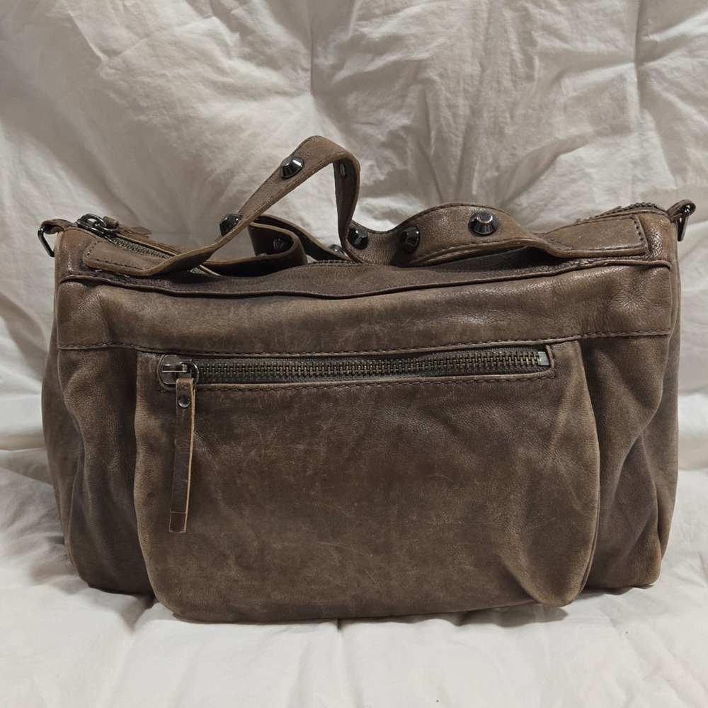J. Crew, Leather Stud Purse, VGUC